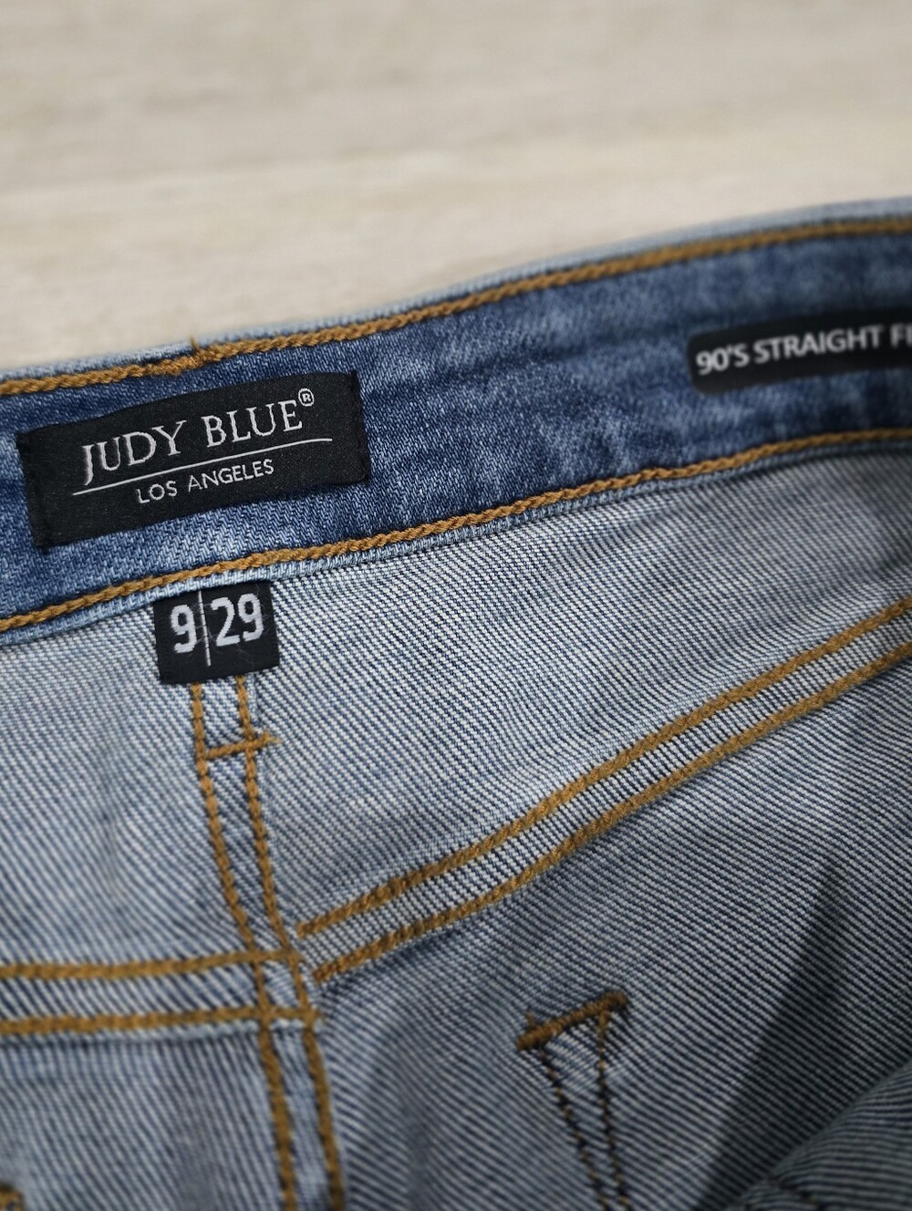 Judy Blue High Waist 90's Cargo Straight Denim Jeans Size 9/29 NWOT - Picture 3 of 6